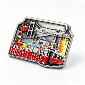 Fornitore di Magneti per Frigorifero Personalizzati, Magnete Rettangolare in Lega di Zinco Smaltato con Monumenti di <span class=keywords><strong>Istanbul</strong></span>, Souvenir da Viaggio - Product Image 1