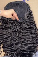 Demi-perruque en cheveux humains naturels ondulés, demi-perruque bouclée Pixie, demi-perruque bouclée birmane, demi-perruque en cheveux naturels, demi-perruque afro crépue