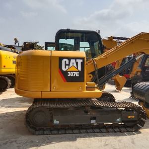 Mini máquina excavadora de orugas CAT 307e usada, marca original japonesa Caterpillar, Venta barata, motor de núcleo de Shanghai - Product Image 4