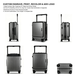 Valigia PC Portatile Moderna con Manico Largo, Guscio Rigido in Policarbonato, Trolley con Serratura TSA, Leggera per Viaggi d'Affari - Product Image 4