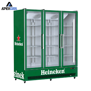 Vitrina Refrigerada Comercial para Supermercados, Refrigerador para Bebidas Coca-Cola, Enfriador con Puerta de Vidrio, Congeladores de Exhibición - Product Image 1