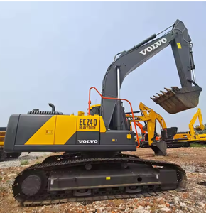 Prix bas, faible consommation de carburant, excavatrice sur chenilles Volvo EC240 d'occasion, 24 tonnes, moteur, boîte de vitesses, PLC, pompe hydraulique à vendre en stock - Product Image 1