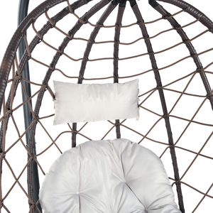 2024ใหม่เก้าอี้พับได้สำหรับกลางแจ้งเก้าอี้หวายขายดีเก้าอี้แขวนไข่หวายทันสมัยสำหรับคาเฟ่ปารีสเก้าอี้โซฟาบิสโทรเก้าอี้หวาย - Product Image 5