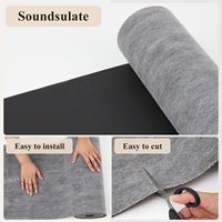 Dayin Vinyle auto-adhésif décoratif à masse chargée (MLV) 3mm – Isolation phonique et barrière acoustique – Vinyle insonorisant à masse chargée (MLV)