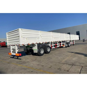Eleph 20ft 40ft Container Flat Bed Twin Cargo <b>Trailer</b> Superlink Side Wall Semi <b>Trailer</b> - Product Image 6