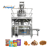 Machine d'emballage automatique multifonctionnelle SG-180Z pour sachets préformés, pour aliments, chocolat, bonbons, protéines en poudre, haute productivité