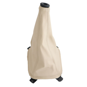 Kia Gear <b>Shift</b> <b>Knob</b> Cover Leather Beige Manual Transmission Car Interior Accessory - Product Image 1