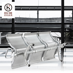 Sillas en fila con reposabrazos P1708 para salas de espera de hospitales en Europa - Product Image 2