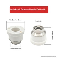 Tête de machine de découpe laser en céramique pour diamant noir, corps en céramique, accessoire de refroidissement par ondes BLT641, Chine continentale