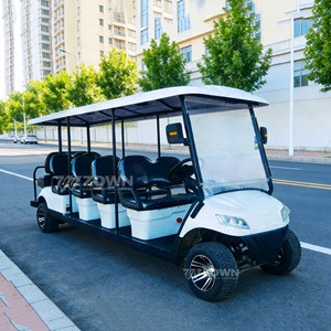 Nouveau modèle de voiturette de golf tout-terrain 48 volts avec freins à disque, Club Car Buggy électrique surélevé, 10 places pour le tourisme - Product Image 2