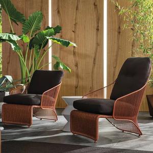 Chaise longue de luxe réglable et portable, chaise longue de piscine unique en corde, mobilier de jardin pour hôtel, spa, centre de bien-être - Product Image 4