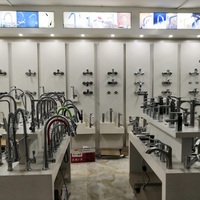Tulex vanne de mélange robinet de douche, robinet de douche 3 voies boîte à montage mural dissimulée déviateur laiton, vanne encastrée gris Chrome noir or fonction de 3 voies