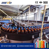 Ligne de remplissage automatique de boissons gazeuses 14800BPH, bouteillage de cola en PET 1L, clé en main en SUS316 pour les emballeurs sous contrat