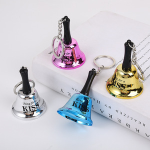 Tùy chỉnh chuông đám cưới treo tối Chuông mini Kim Loại gọi tay chuông với Keychain - Product Image 4