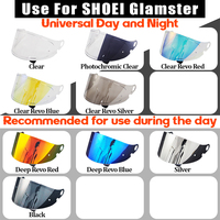 Visière solaire photochromique intégrale pour moto Glamster CPB-1V – Accessoire de remplacement pour casque, pare-brise et écran de protection
