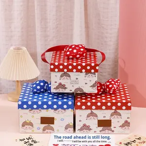 Scatola Regalo di Lusso per <span class=keywords><strong>Compleanno</strong></span> Bambina e Festa dei Bambini, Confezione Vuota per Souvenir Luna Piena, Imballaggio Portatile in Cartone - Product Image 4