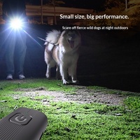 Répulsif à ultrasons portable pour chiens avec batterie rechargeable, indicateur LED, sûr et humain, dispositif d'entraînement anti-aboiement pour l'extérieur