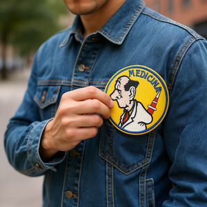 Ilan Parche Medicina 7.5x7.6cm Termoadesivo per Abbigliamento - Product Image 3