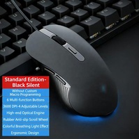 Mouse Gaming USB Berkabel OEM M280 Asli untuk Laptop, Desktop PC, Kantor, dan Rumah, Ergonomis, RGB, dengan DPI yang Dapat Disesuaikan