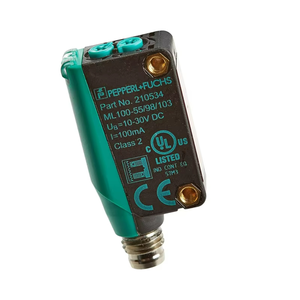 Nouveau capteur photoélectrique original Pepperl + Fuchs P + F rétro-réfléchissant, angle de vision de 1,5°, longueur d'onde de 660 nm, montage polyvalent - Product Image 1