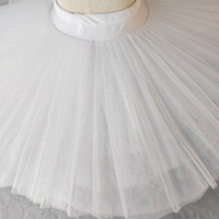 Rok Tutu Balet Profesional Ombre Pink Hijau untuk Anak Perempuan, Bahan Spandex/Polyester, Tulle Keras Model Pancake untuk Latihan & Pertunjukan Tari