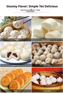 Máquina Automática Industrial para Hacer Baozi, Máquina de <span class=keywords><strong>Acero</strong></span> <span class=keywords><strong>Inoxidable</strong></span> para Hacer Bollos de Cerdo y Momos de Verduras - Product Image 3