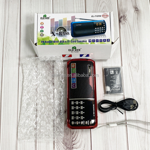 ลำโพงระบบเสียงไดอะแฟรมขนาดเล็กแบบ EL-715FM ไฟฉายแบบชาร์จไฟได้จอแสดงผล LED ดิจิตอลแบบ USB/TF เครื่องเล่น <span class=keywords><strong>MP3</strong></span>วิทยุ FM - Product Image 4