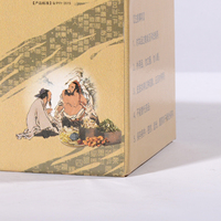 Boîtes en carton rigide écologiques et recyclables de luxe sur mesure en gros avec gaufrage à chaud doré et doublure en éponge pour emballage cadeau