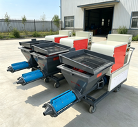 Machine à projeter du ciment et du béton pour la construction avec une sortie haute pression pour les grands projets de construction