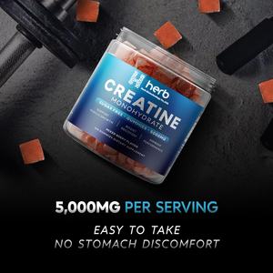 ครีเอทีนโมโนไฮเดรตแบบกัมมี่สำหรับออกกำลังกาย ยี่ห้อ OEM/ODM ผลิตภัณฑ์เสริมอาหารสำหรับการเจริญเติบโตของกล้ามเนื้อสำหรับผู้ใหญ่ - Product Image 6