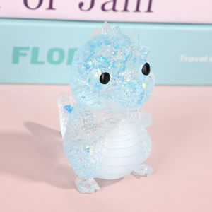 Nouvelle poupée anti-stress en TPR, dinosaure amusant à presser, avec paillettes, en forme de dessin animé, jouet amusant pour enfants pour déstresser - Product Image 4