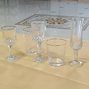 Bicchiere da Whisky in cristallo dorato di lusso di alta qualità di vendita calda in stile europeo e <span class=keywords><strong>calice</strong></span> da Champagne per vino per la casa e <span class=keywords><strong>il</strong></span> Bar - Product Image 3