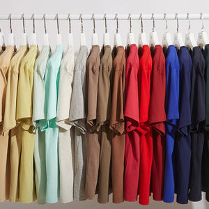 T-shirt unisexe blanc 100 % coton, coupe oversize, épais, à épaules tombantes, avec logo imprimé sur le dos et au col, écologique et de haute qualité - Product Image 2