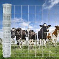Rollo de Cerca para Ganado Galvanizado, Ecológico, Duradero, Ligero, Resistente a la Oxidación y a los Roedores, para Granjas, Ganado, Ovejas, Cabras, Ciervos y Ranchos