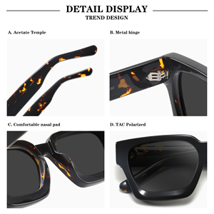 <span class=keywords><strong>2025</strong></span> Chất lượng cao gốc phân cực Acetate Kính mát người đàn ông Phụ nữ biểu tượng tùy chỉnh Mens một bộ Đóng gói thời - Product Image 5