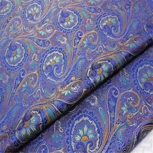 Ready Stock with Good Quality Paisley Design Factory Jacquard Brocade Fabric for Traditional Tang Suit