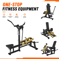 Appareil de musculation certifié CE TOPTONS : Machine à charge de plaques en acier pour exercices Pec Fly assis et Deltéens arrière, idéal pour la maison