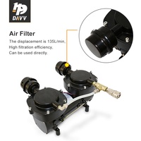 Pompe à diaphragme sans huile 12V, 160W, compresseur pour système de plongée à narguilé, troisième version latine Serface