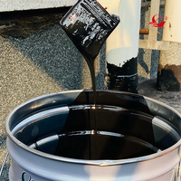Peinture imperméable à base de caoutchouc PU huileux 911, peinture liquide noire en caoutchouc polyuréthane pour l'étanchéité des toits et des sous-sols