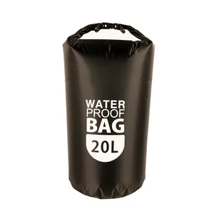 Outdoor Sports PVC Waterproof Bag Mountaineering & Beach Drifting/Swimming Bucket Bag Ocean Pack with 2L 10L 20L Capacities