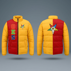 OES Embroidery Sorority and Fraternity Wholesale <b>Puffer</b> <b>Jacket</b> Custom Logo OEM Design High Quality Customized Winter <b>Jacket</b> - Product Image 2
