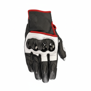 Gants de moto longs à écran tactile en cuir véritable Gants de moto de sport pour hommes avec OEM - Product Image 1