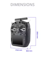 Transmisor RC HOSHI TX16S MK3 MAX de Fibra de Carbono, 16 Canales, 2.4G/900mhz, Gimbals, Compatible con ELRS/M2, Venta al Por Mayor