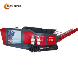 Trituratore Cingolato Mobile SUNY per Rifiuti Pesanti in Alluminio, per Tessuti, Cartone, Bottiglie, HDPE, LDPE, Sacchi Grandi e Rifiuti Domestici - Product Image 5