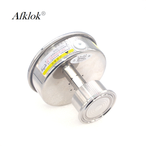 클램프 타입 척 다이어프램 압력 게이지 YTP63 위생 스테인리스 스틸 충격 저항 다이어프램 오일 압력 게이지 - Product Image 6