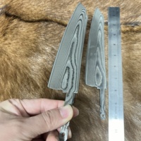 Modèle en bois de 8 pouces VG10 japonais Guyto Kiritsuke Bunka lames seulement Damas acier remplacement VG10 lames ébauches