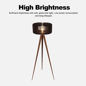 Lampadaire sur <span class=keywords><strong>pied</strong></span> <span class=keywords><strong>en</strong></span> <span class=keywords><strong>bois</strong></span> décoratif vintage <span class=keywords><strong>de</strong></span> style nordique <span class=keywords><strong>de</strong></span> luxe avec <span class=keywords><strong>abat</strong></span>-<span class=keywords><strong>jour</strong></span> <span class=keywords><strong>en</strong></span> <span class=keywords><strong>bois</strong></span> <span class=keywords><strong>pour</strong></span> chambre à coucher et salon, <span class=keywords><strong>lampe</strong></span> LED moderne sur tré<span class=keywords><strong>pied</strong></span> - Product Image 4