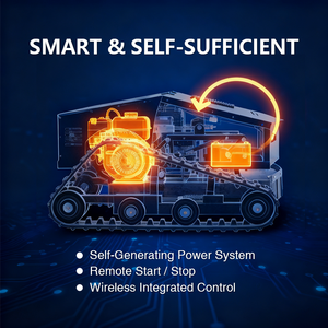 Tagliaerba Telecomandato VORAN per Pendii a 45 Gradi, Falciatrice per Scarpate Resistente con Motore a Benzina, Robot per Tutti i Terreni - Product Image 4