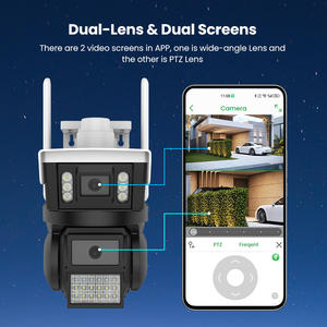 Slimme IP66 waterdichte 4MP PTZ beveiligingscamera met tweerichtingsaudio, bewegingsdetectie, tracking, nachtzicht en full colour CMOS-sensor - Product Image 3