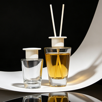 Grande bouteille diffuseur en verre de 200 ml et 500 ml pour l'aromathérapie et la fragrance d'intérieur, forme et logo personnalisés
